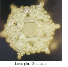 love-enriched water crystal